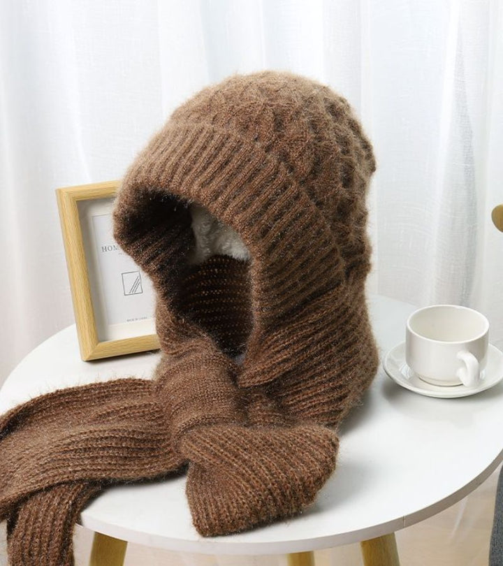 Faith - Conjunto de chapéu e cachecol de duas peças