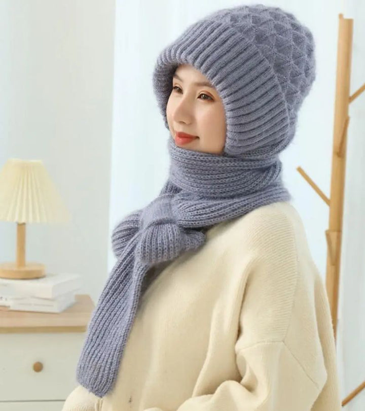 Faith - Conjunto de chapéu e cachecol de duas peças