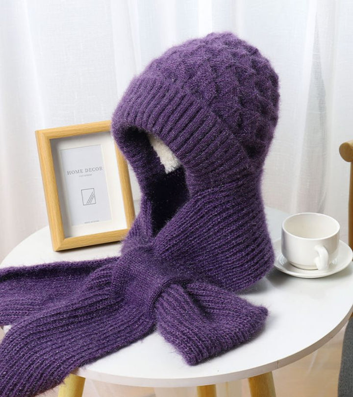 Faith - Conjunto de chapéu e cachecol de duas peças